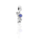 925 Sterling Silver Astronaut Dangle Charm